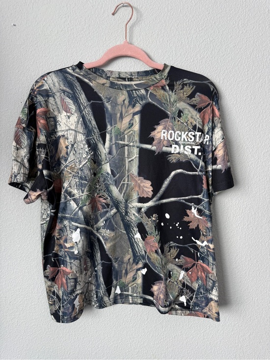 Rockstar Original Other - Rockstar Dist. Men's Short Sleeve Camo Tee - Black/Green/Brown